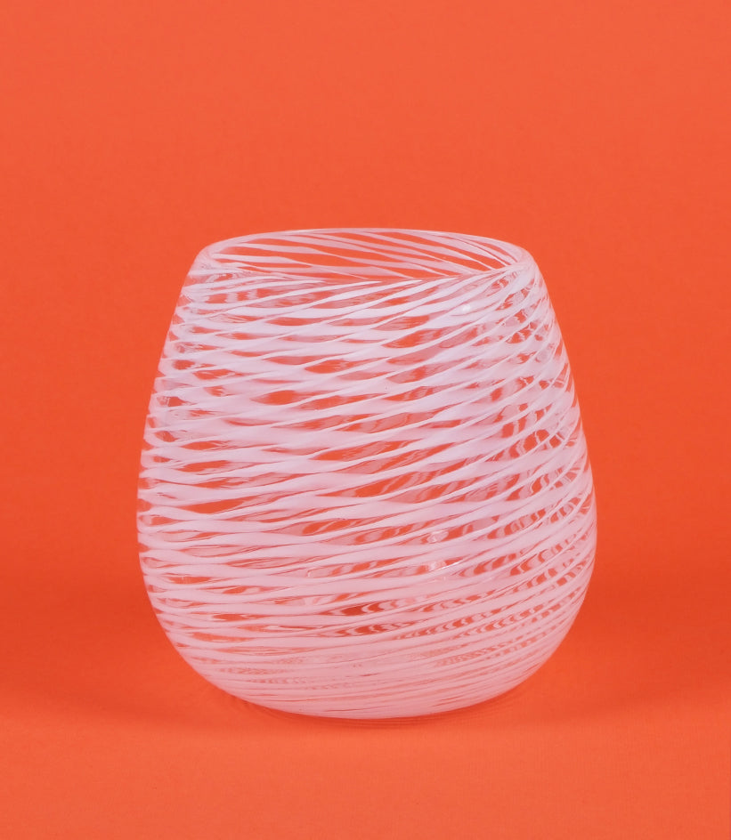 Barbablanca Hand-Blown Glass Object — Blue