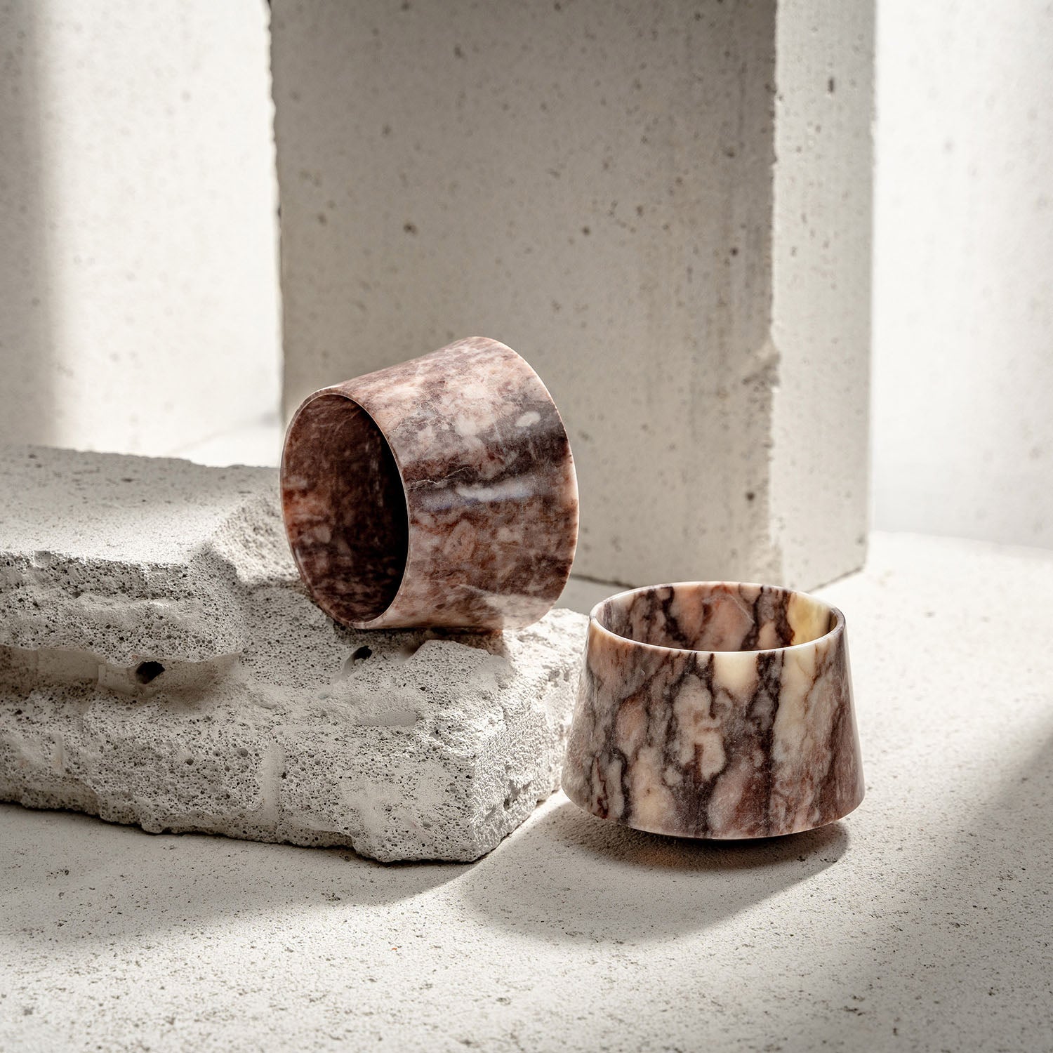 Tumbling Marble Tumblers - Handcrafted Luxury in 3 Unique Marble Finishes ( – view 5
