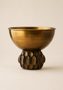 Sequined Brass Bowl