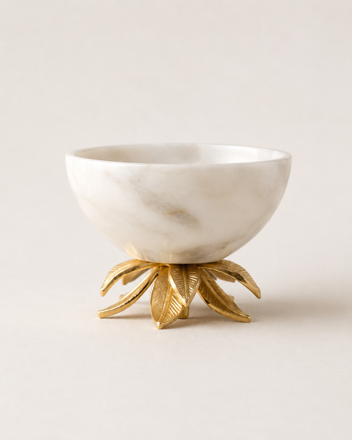 Lotus Marble Bowl