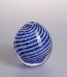 Filigrana a Grani Hand-Blown Glass Vase