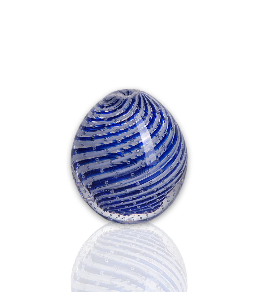 Filigrana a Grani Hand-Blown Glass Vase
