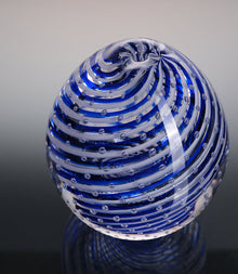 Filigrana a Grani Hand-Blown Glass Vase