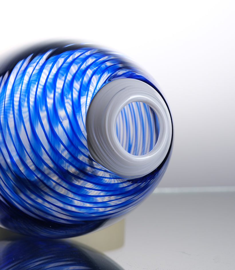 Sogni Azzurri Hand-Blown Glass Object
