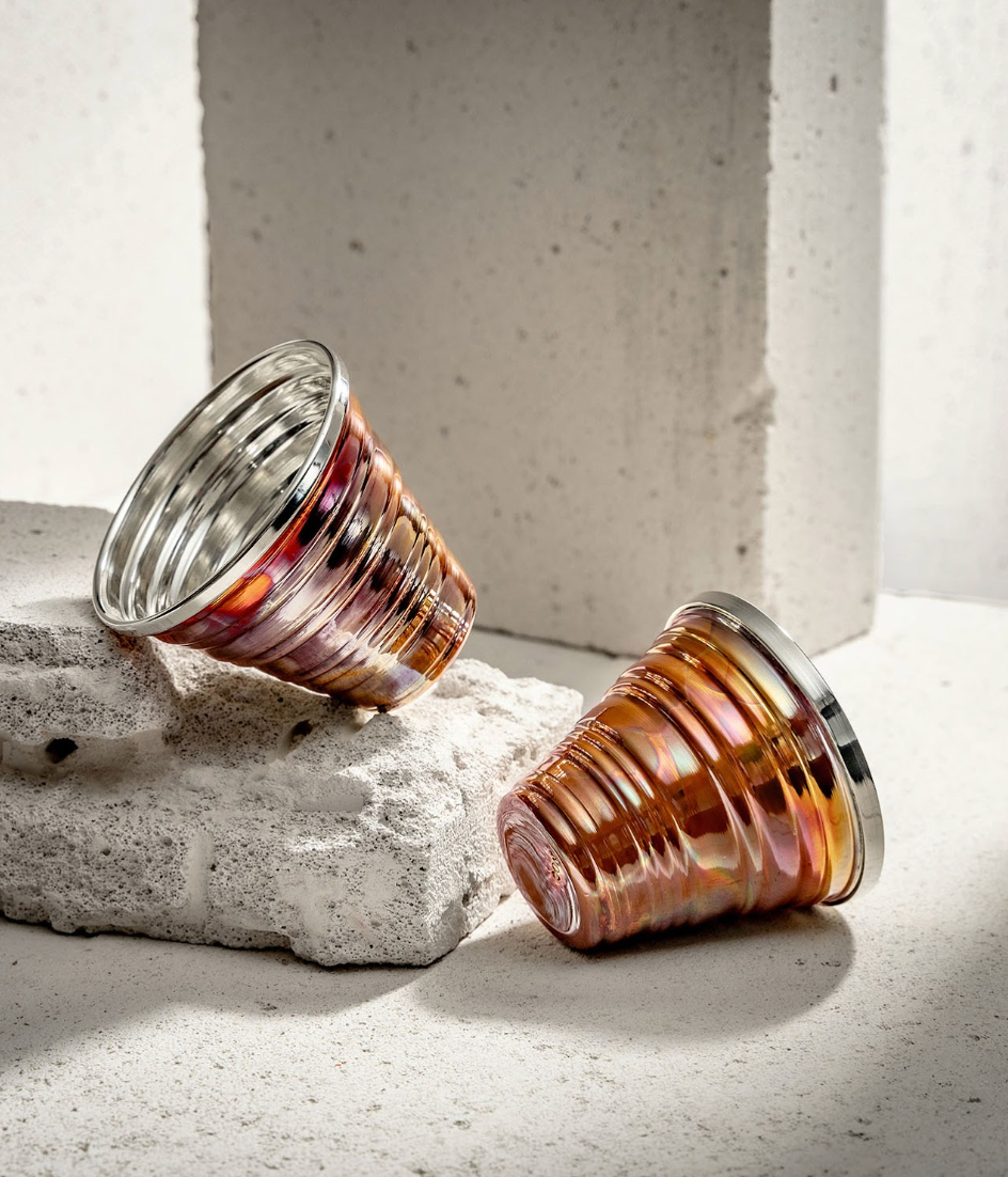 SERRATED HEAT-TREATED TUMBLER
