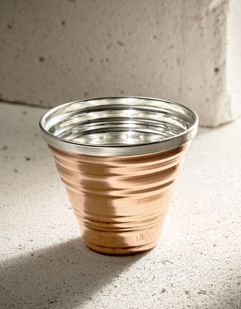 SERRATED COPPER TUMBLER