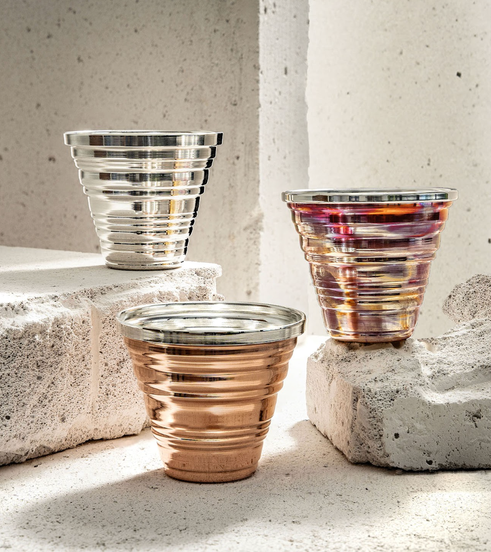SERRATED COPPER TUMBLER