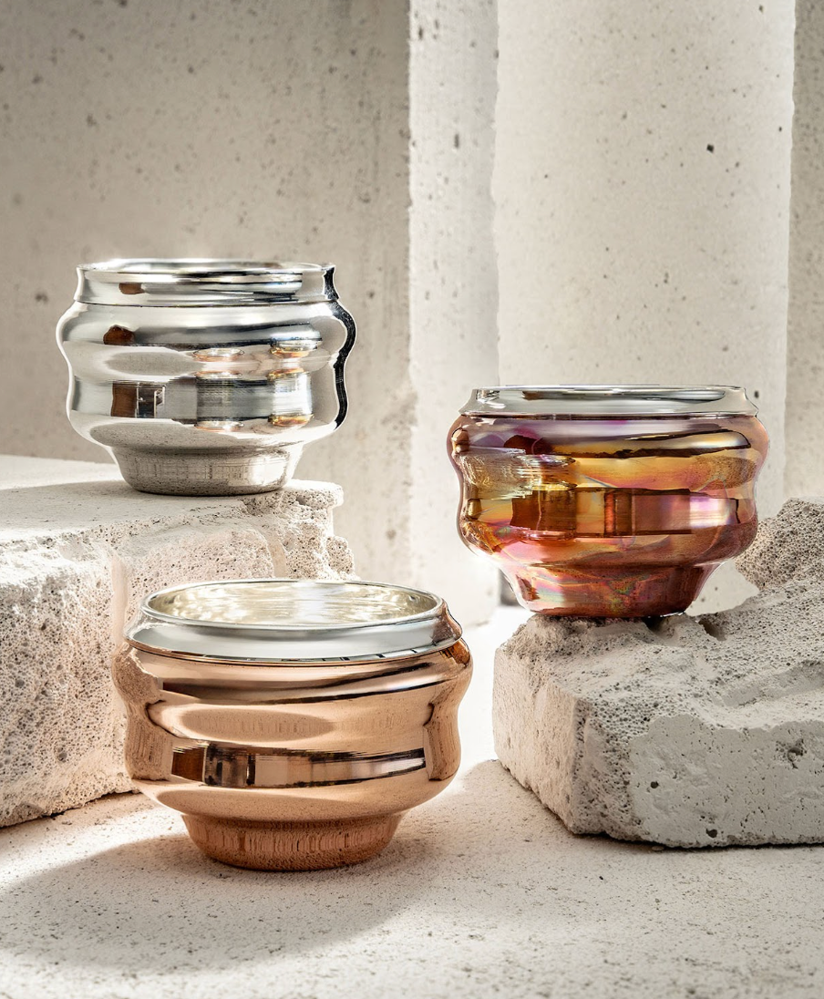 WAVY COPPER TUMBLER