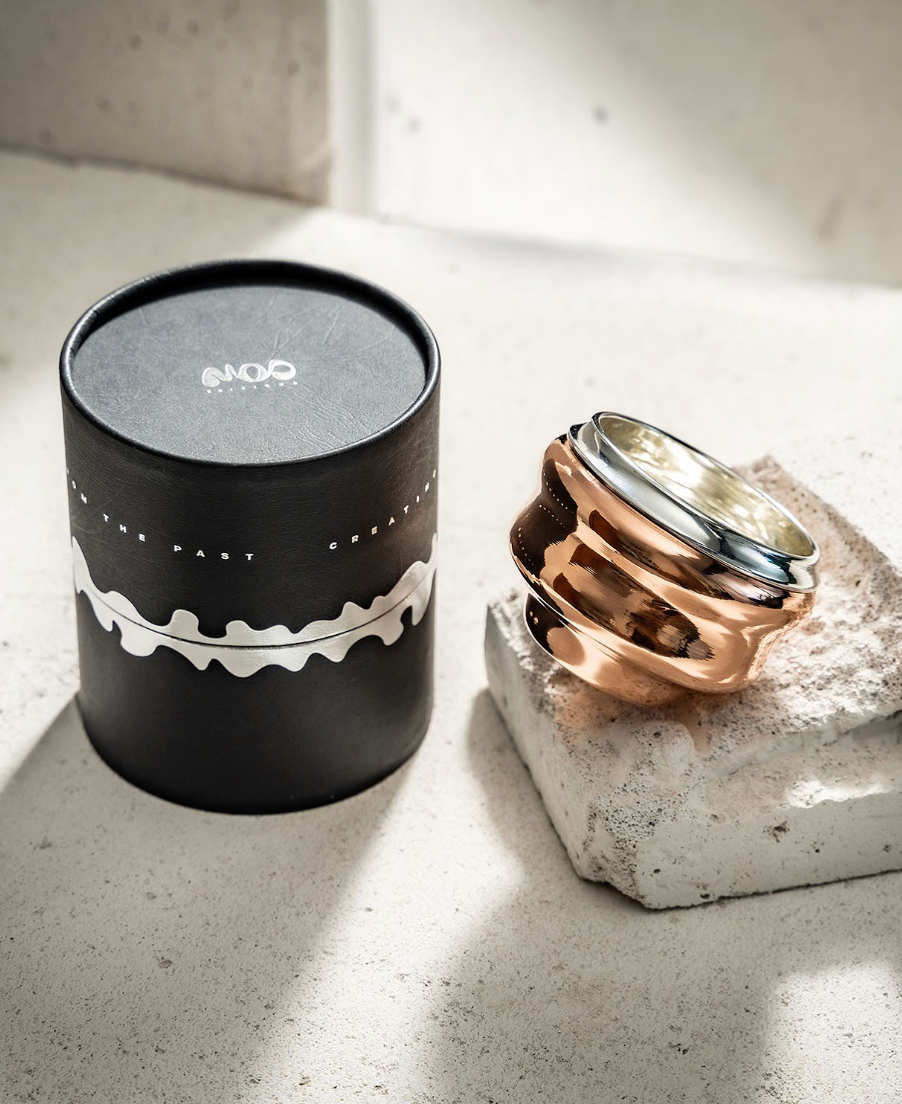 WAVY COPPER TUMBLER