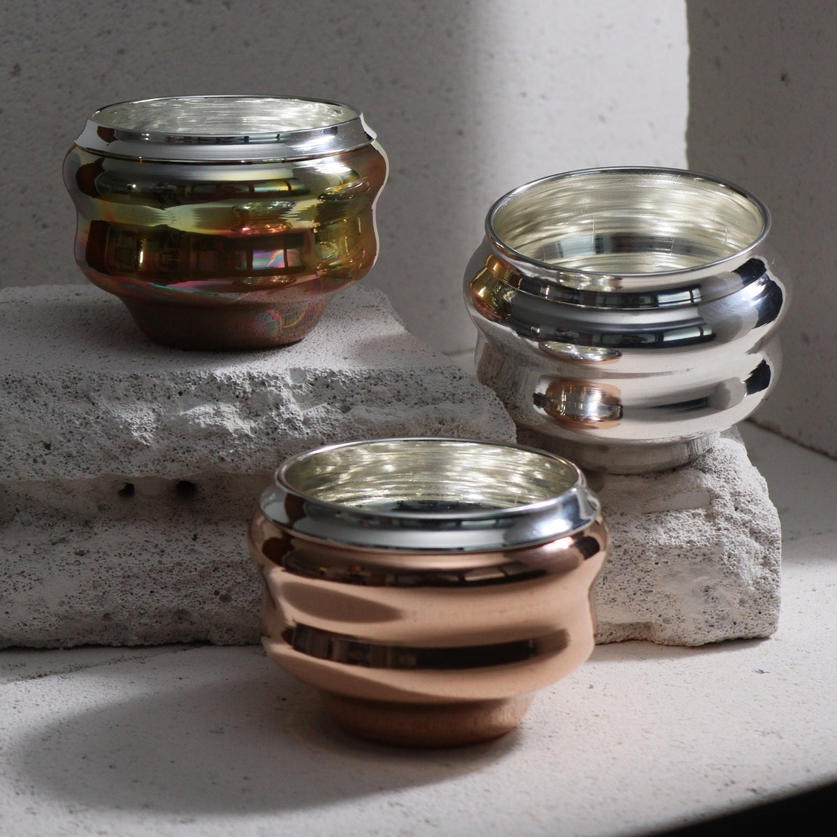 WAVY COPPER TUMBLER
