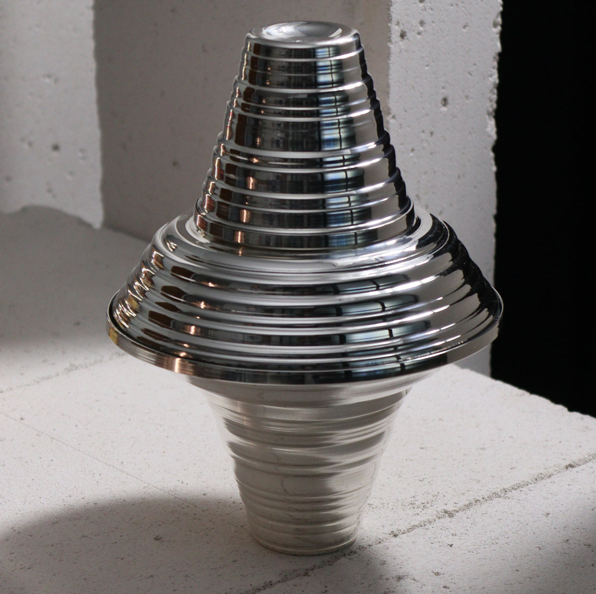 SERRATED SILVER BOWL SET