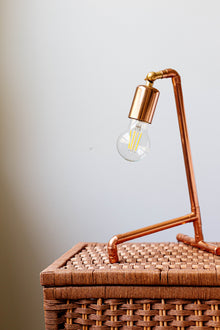 Solid Copper Table Lamp – view 2