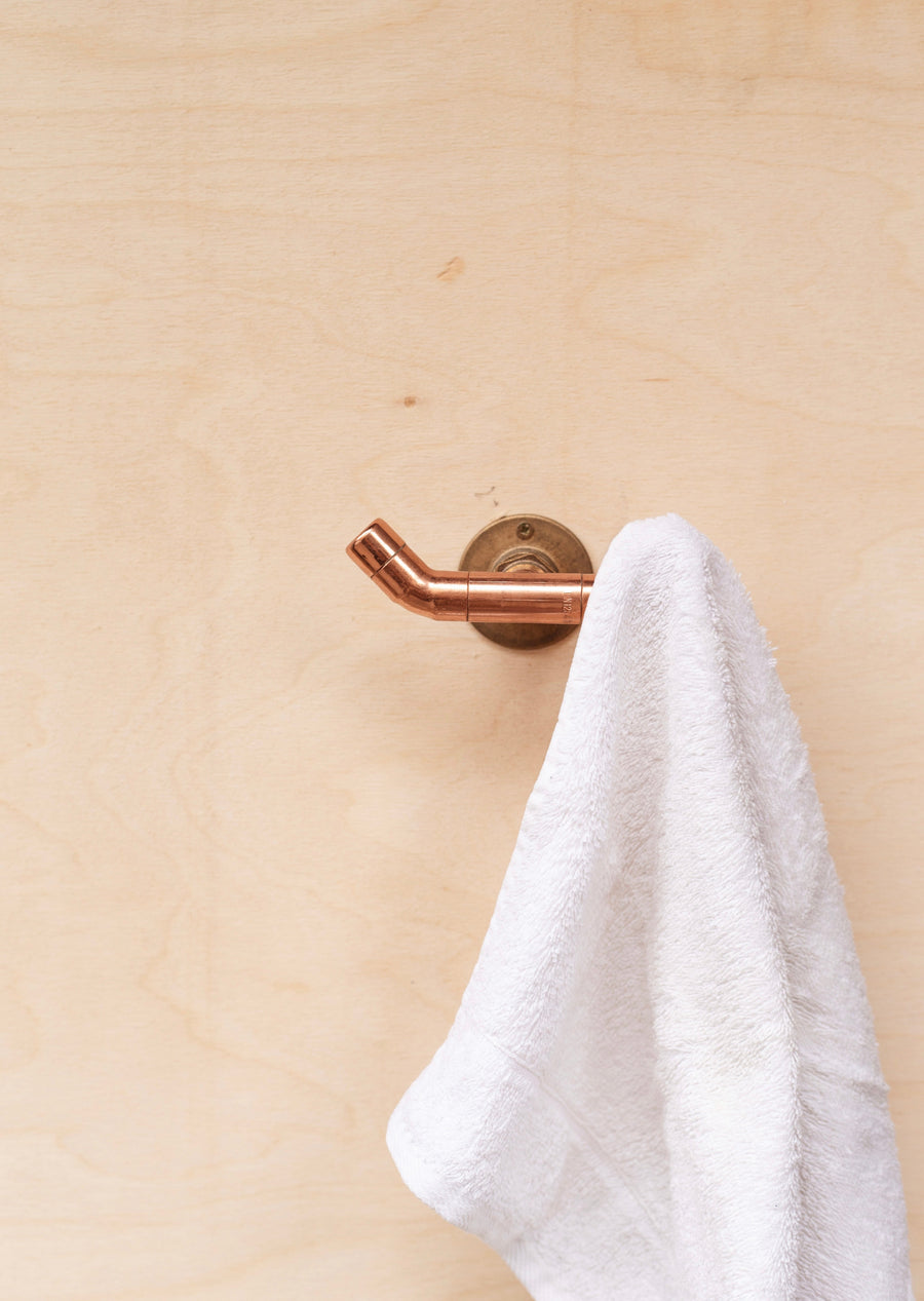 Industrial Copper Wall Hook – view 3