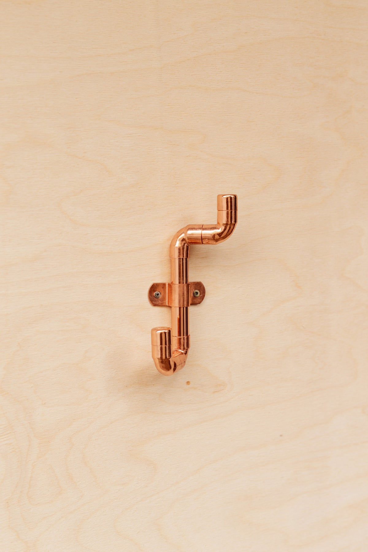 Industrial Copper Double Wall Hook – view 2
