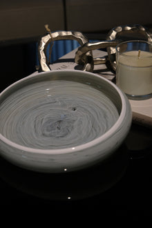 Luna Grigia Hand-Blown Glass Object