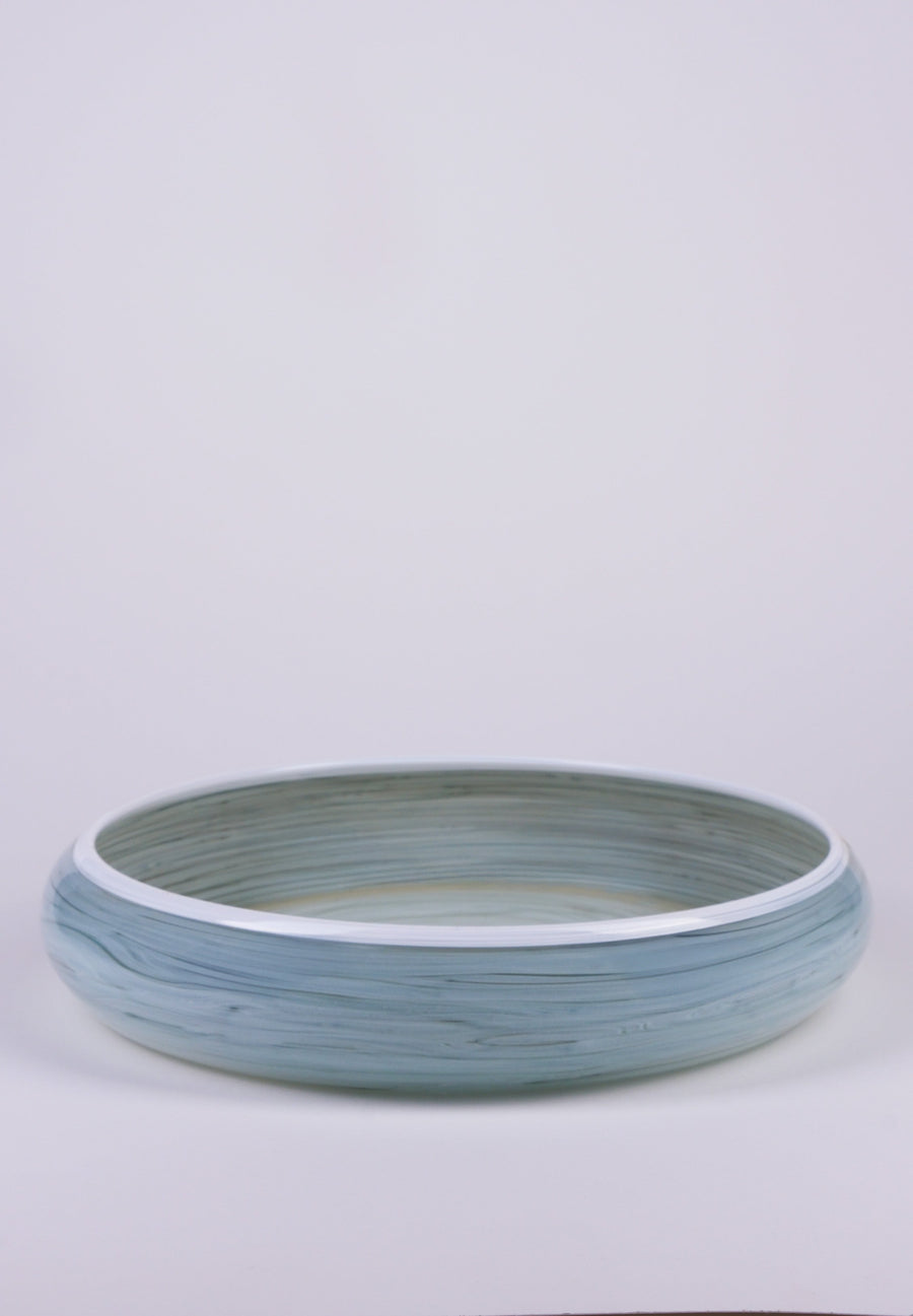 Luna Grigia Hand-Blown Glass Object