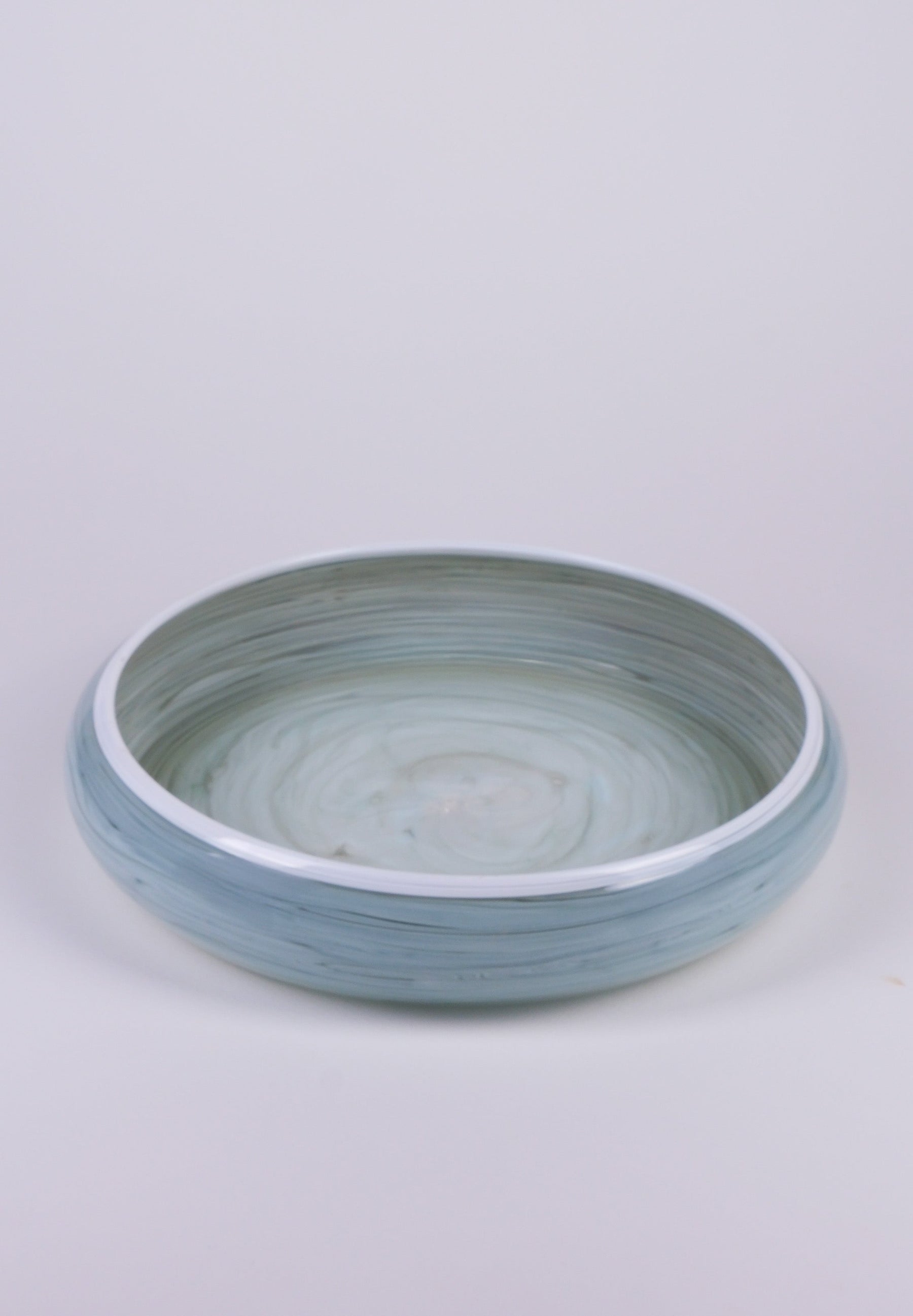 Luna Grigia Hand-Blown Glass Object