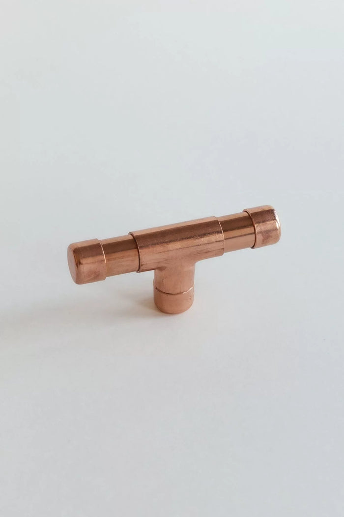 Copper Button Handle