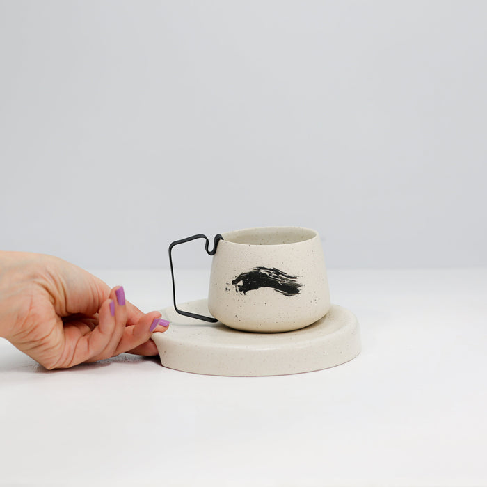 Hic Ceramics Tea Saucer — Handcrafted Stoneware Dessert Plate