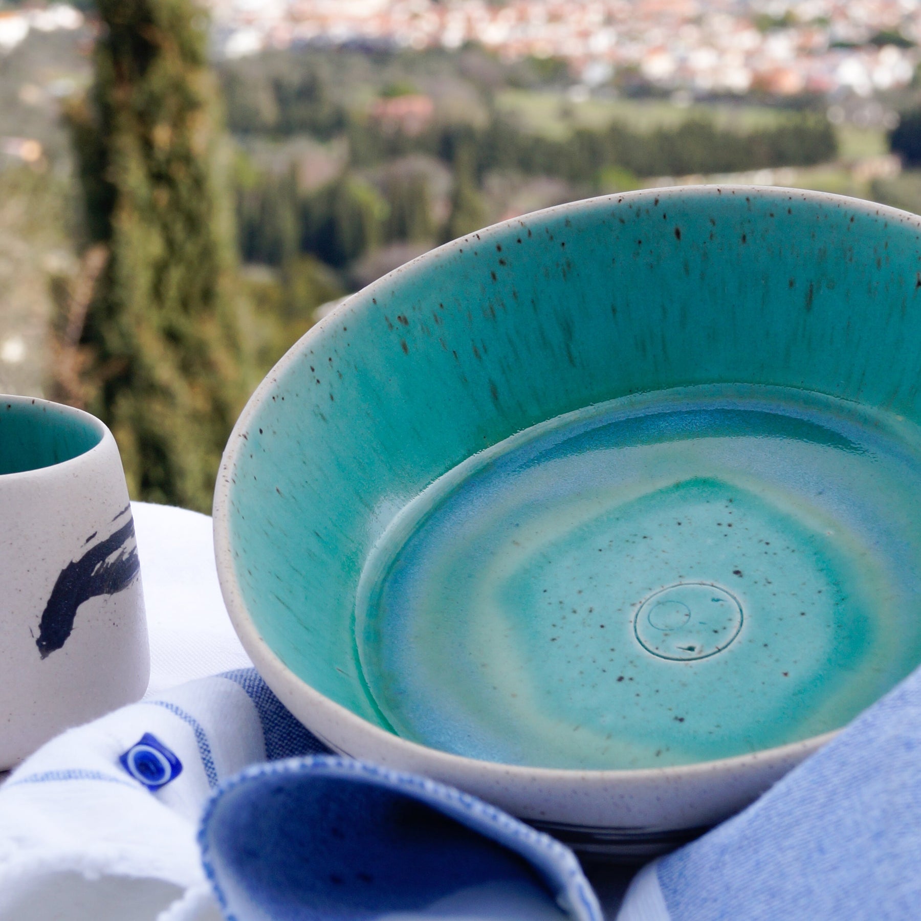 Hic Ceramics Large Salad Bowl — Handcrafted Stoneware Serving Bowl