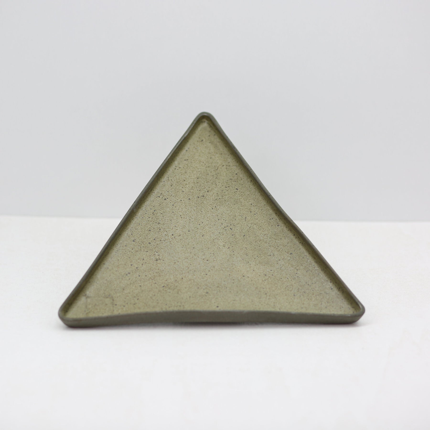 Hic Ceramics Large Triangle Plate — Handcrafted Stoneware Serving Plate