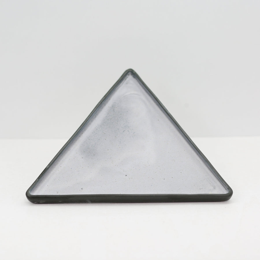Hic Ceramics Large Triangle Plate — Handcrafted Stoneware Serving Plate