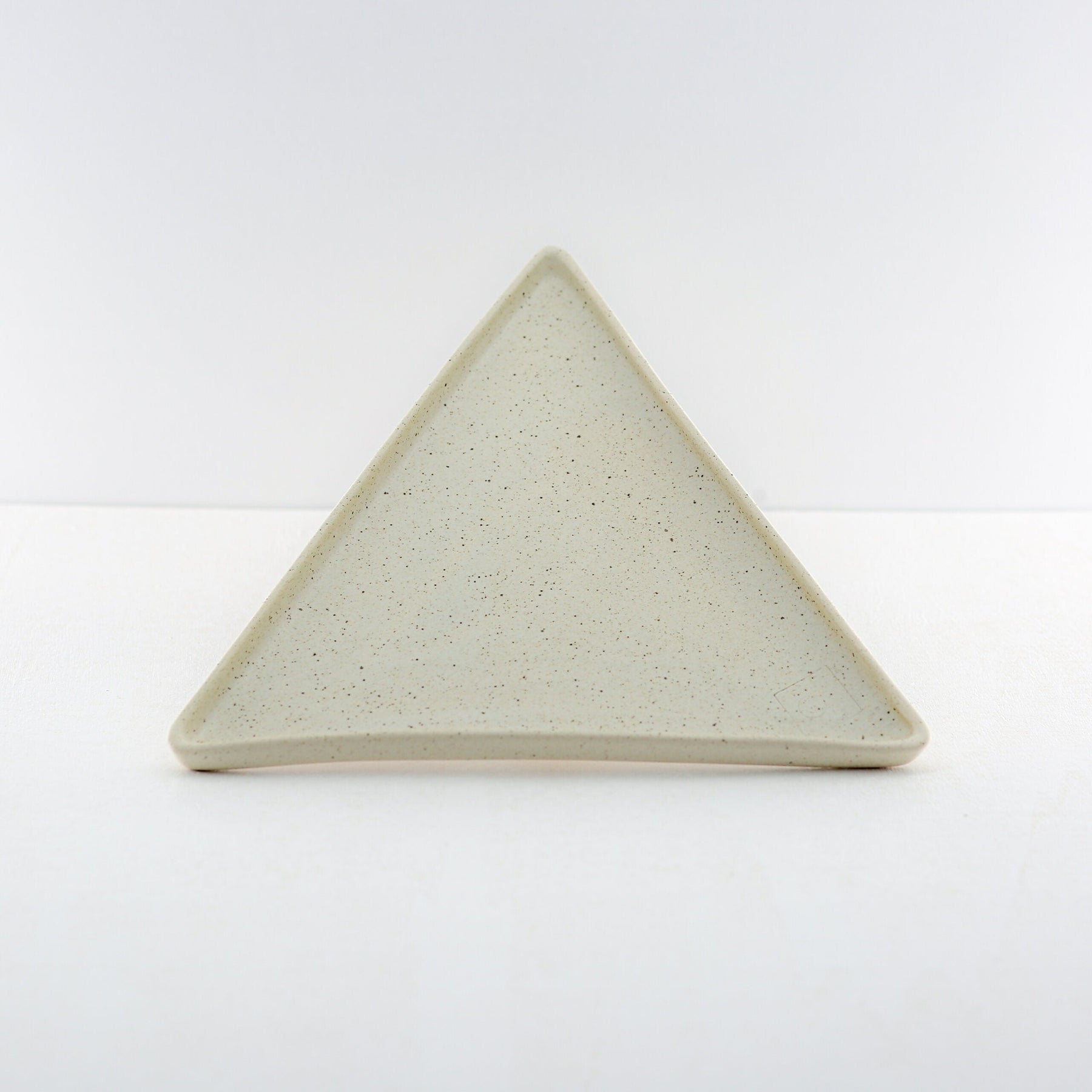 Hic Ceramics Large Triangle Plate — Handcrafted Stoneware Serving Plate