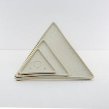 Hic Ceramics Large Triangle Plate — Handcrafted Stoneware Serving Plate