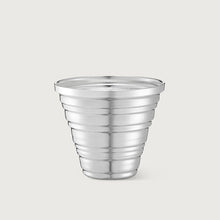 SERRATED SILVER TUMBLER