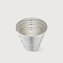 SERRATED SILVER TUMBLER