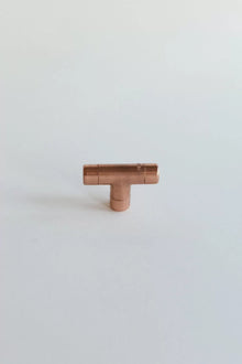 Copper Button Handle – T Shape – view 2
