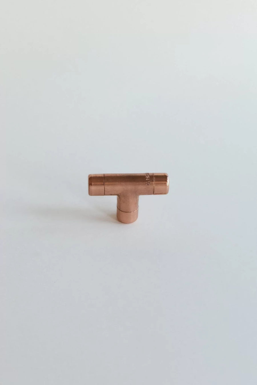 Copper Button Handle – T Shape – view 2