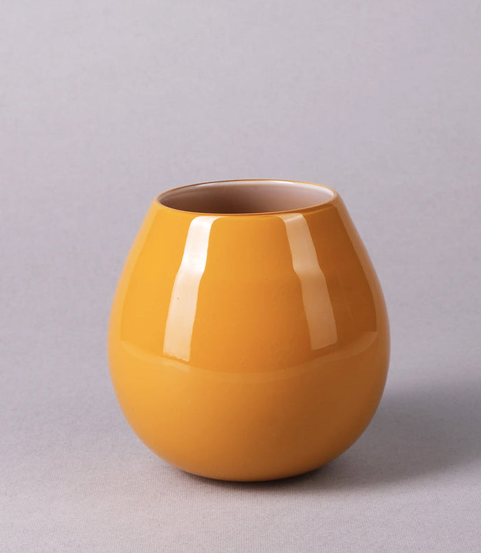 Vetro Terra Glass Object — Golden Yellow