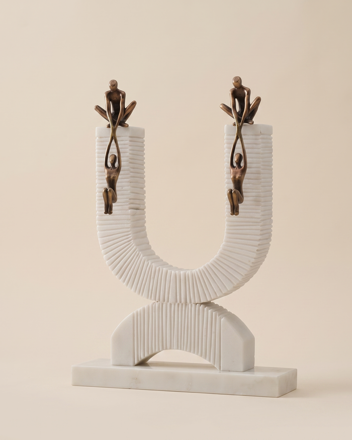 Acrobat U-Form Decorative Object