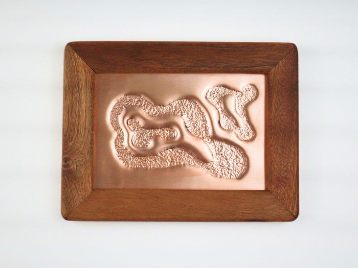 Copper Engraving Art Complete DIY Kit with Frame | Copper Engraved Wooden Framed Art Gift - 200 x 260 mm