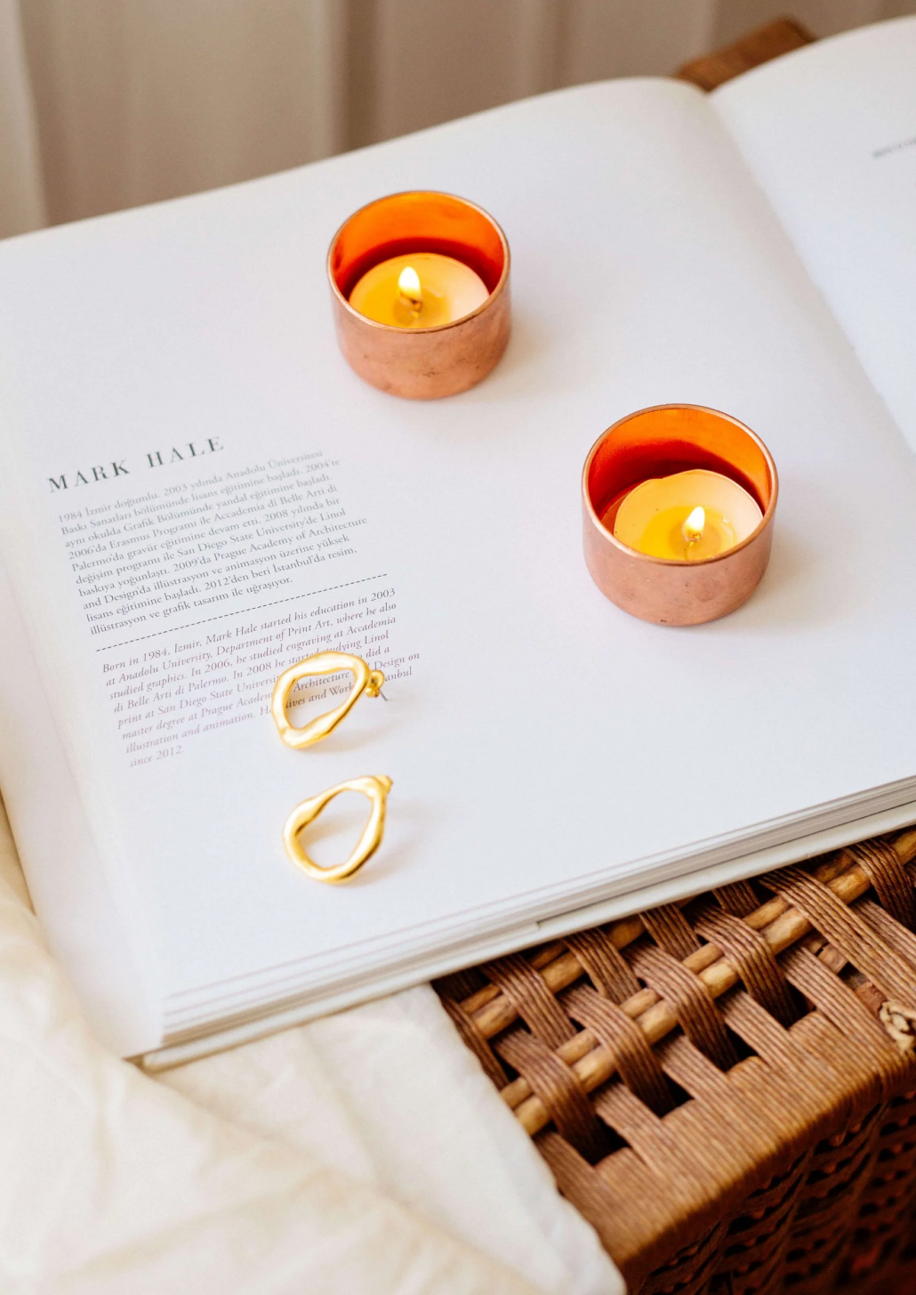 Copper Tealight Candle Holder