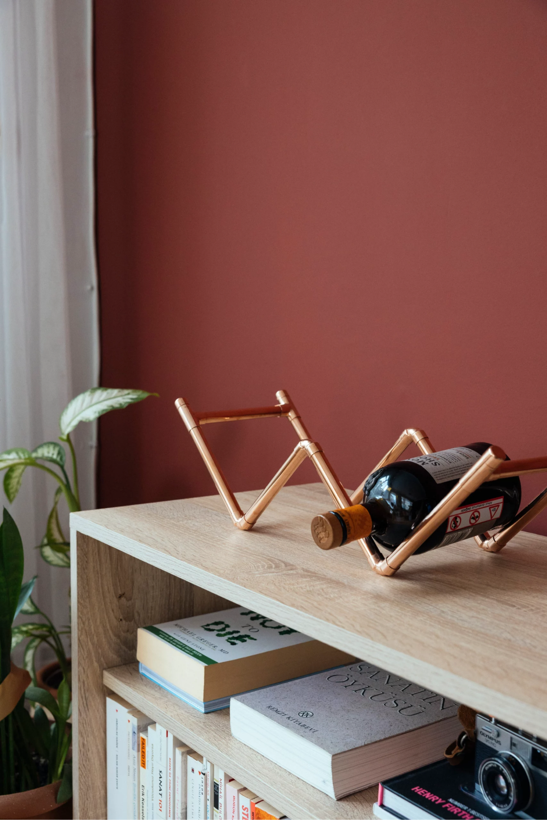 Copper Wine Rack