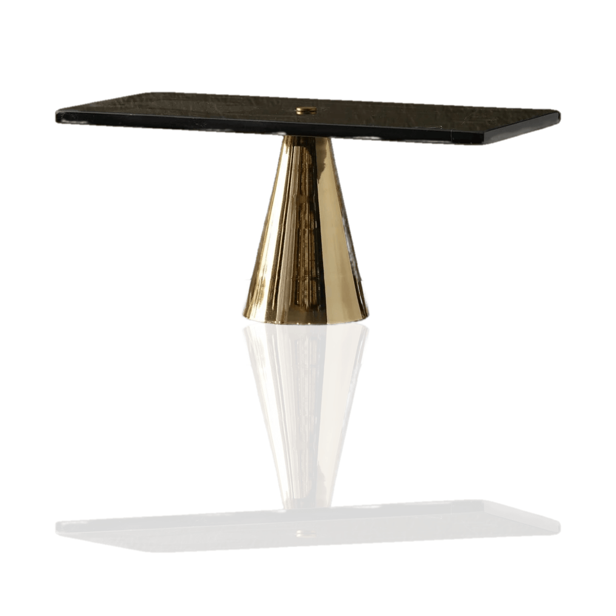 Black & Gold Marble Rectangular Cake Stand - Alfiq's Store