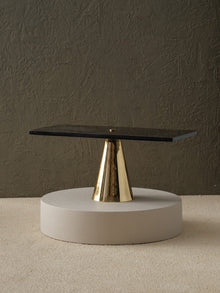 Black & Gold Marble Rectangular Cake Stand - Alfiq's Store