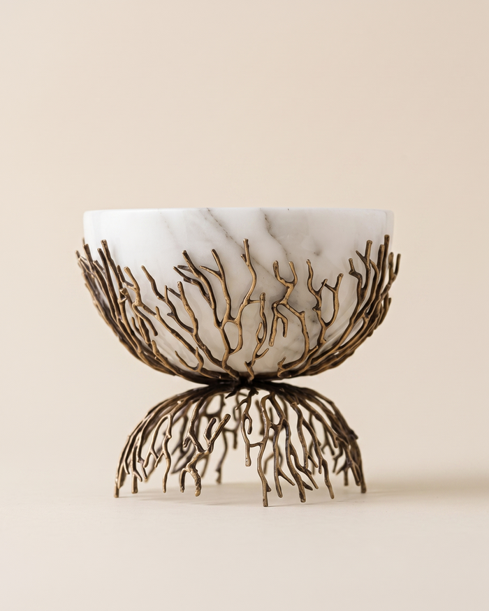 Bowl with Brass Branch