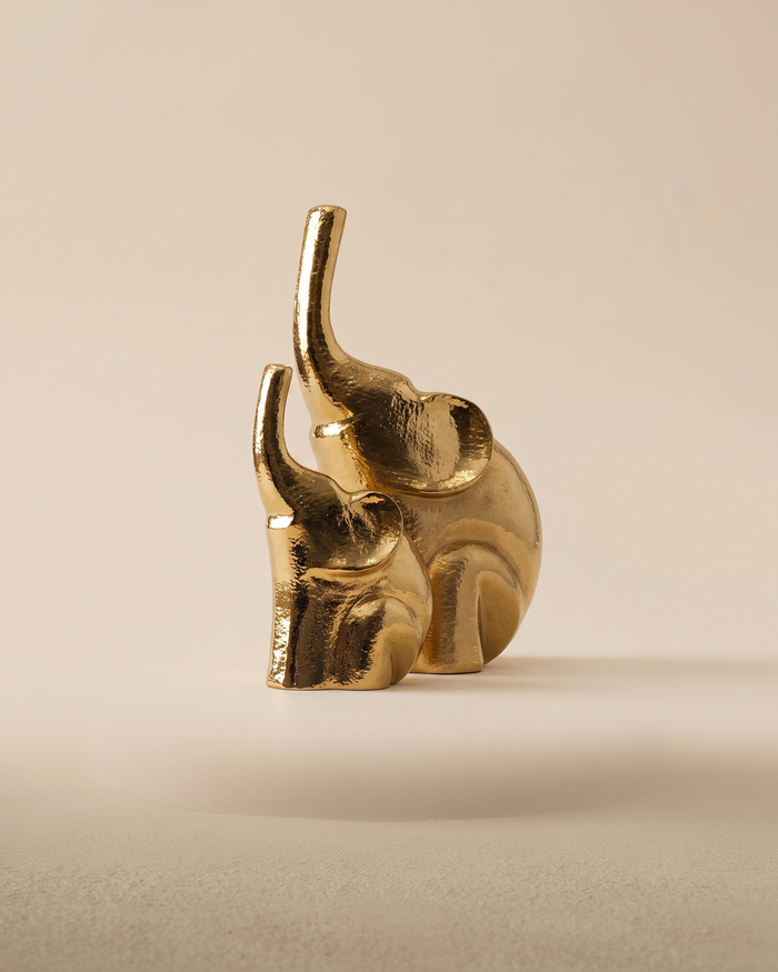 Brass Elephant Decorative Object II