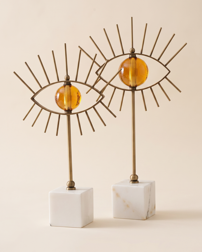 Brass Eyes Decorative Object IV