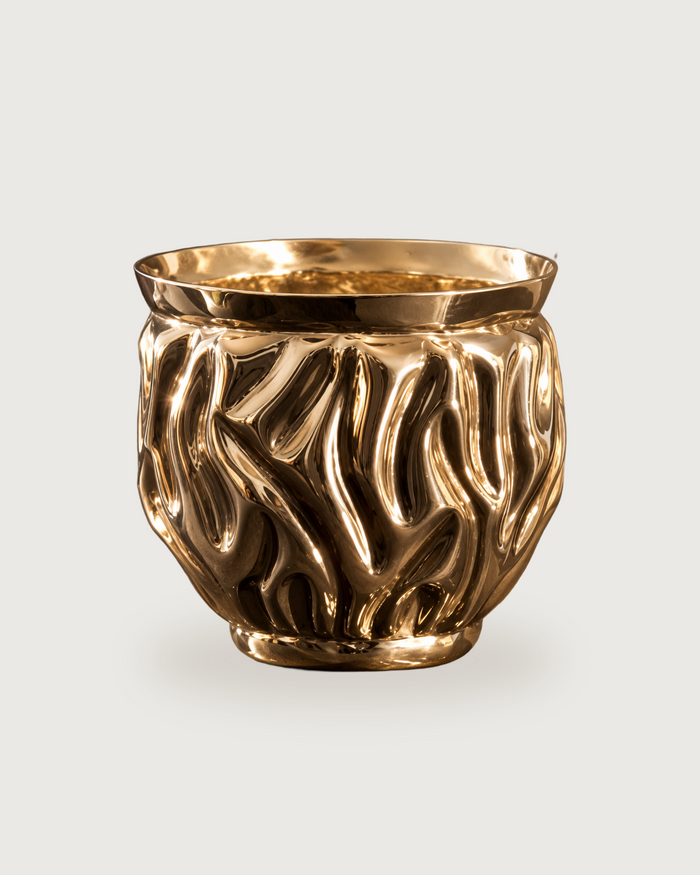 CHASED COPPER TUMBLER # 10