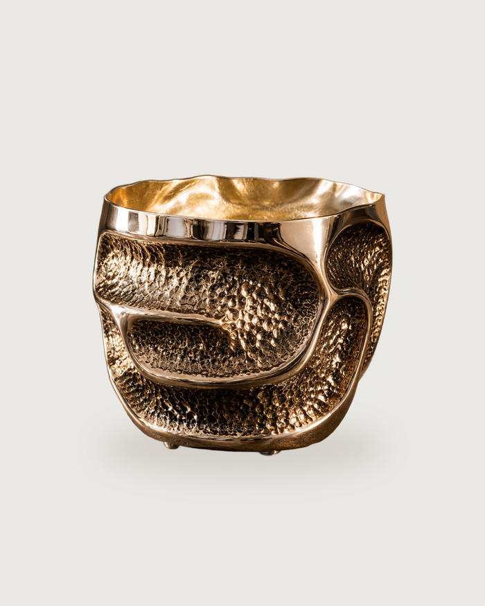 CHASED COPPER TUMBLER # 13