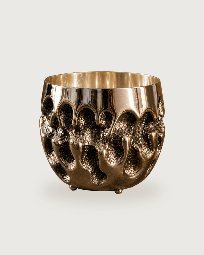 CHASED COPPER TUMBLER # 15
