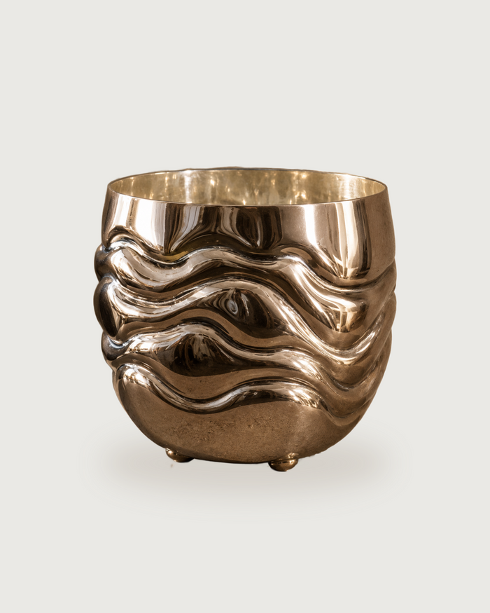 CHASED COPPER TUMBLER # 18