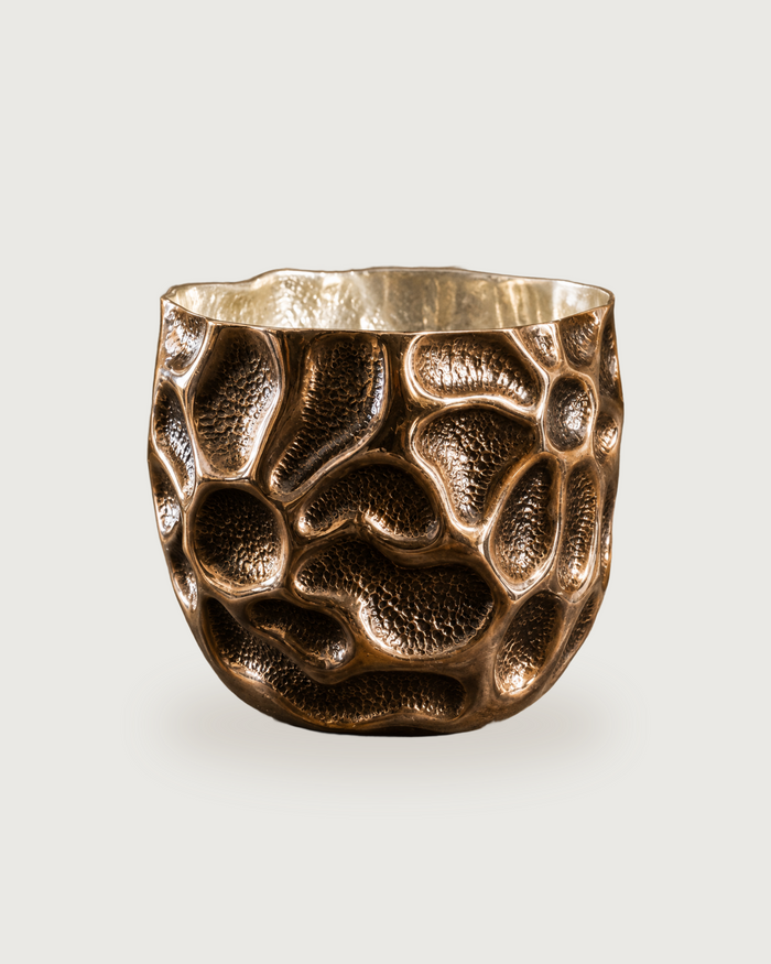 CHASED COPPER TUMBLER # 19