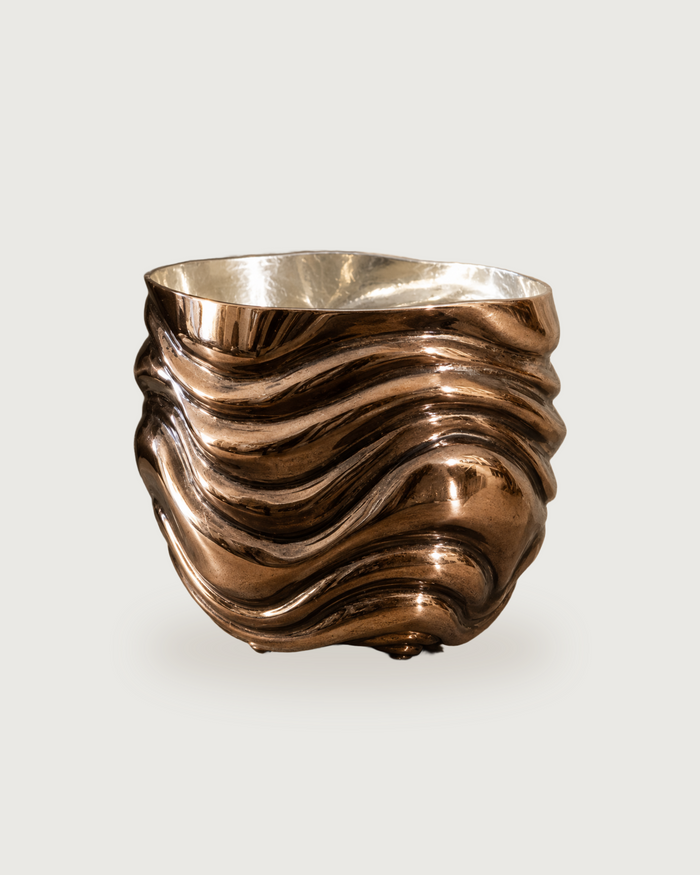 CHASED COPPER TUMBLER # 21