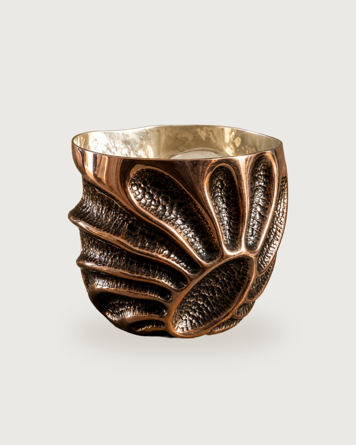 CHASED COPPER TUMBLER # 22