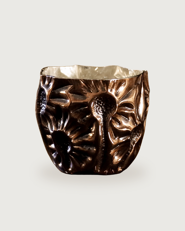 CHASED COPPER TUMBLER # 24